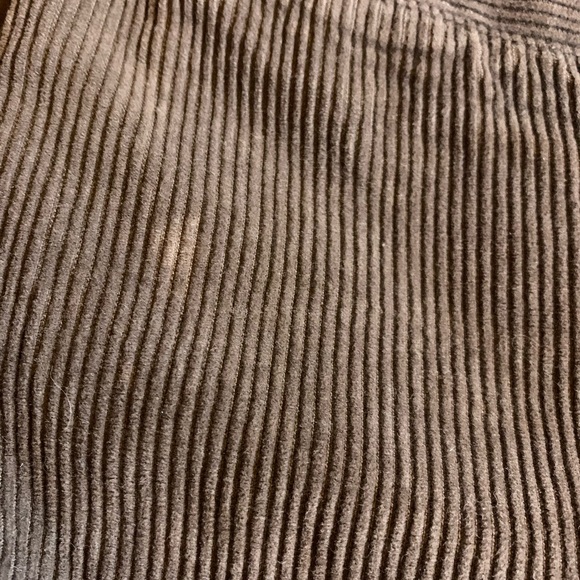 Vintage 70s Americana Blues brown corduroy button up flair legged pants sz 7 - Picture 4 of 4